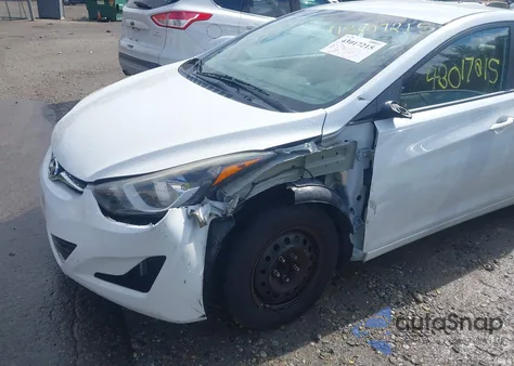 2016 Hyundai Elantra Se from USA, damaged, VIN 5NPDH4AE9GH774370